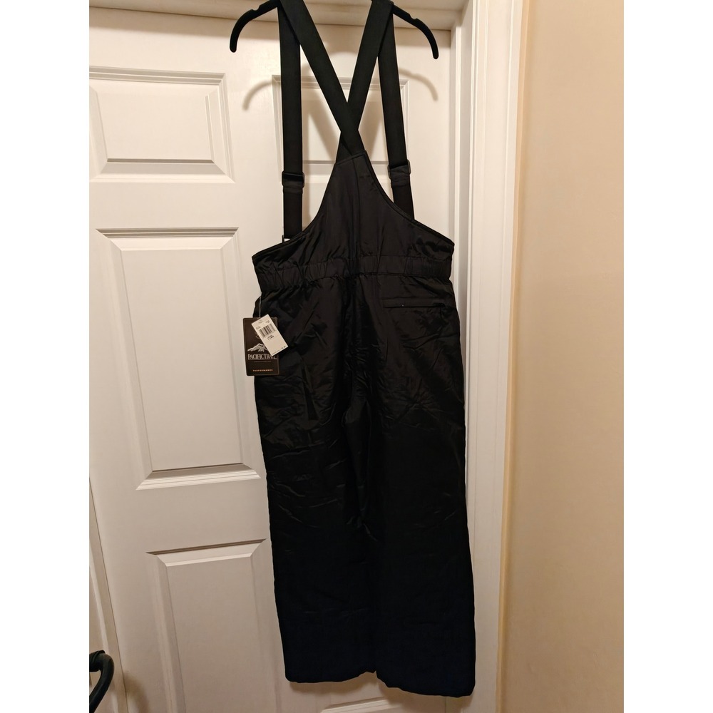 Pacific Trail Performance Womens Black Snow Bibs Insulated Ski Pants XL 051420